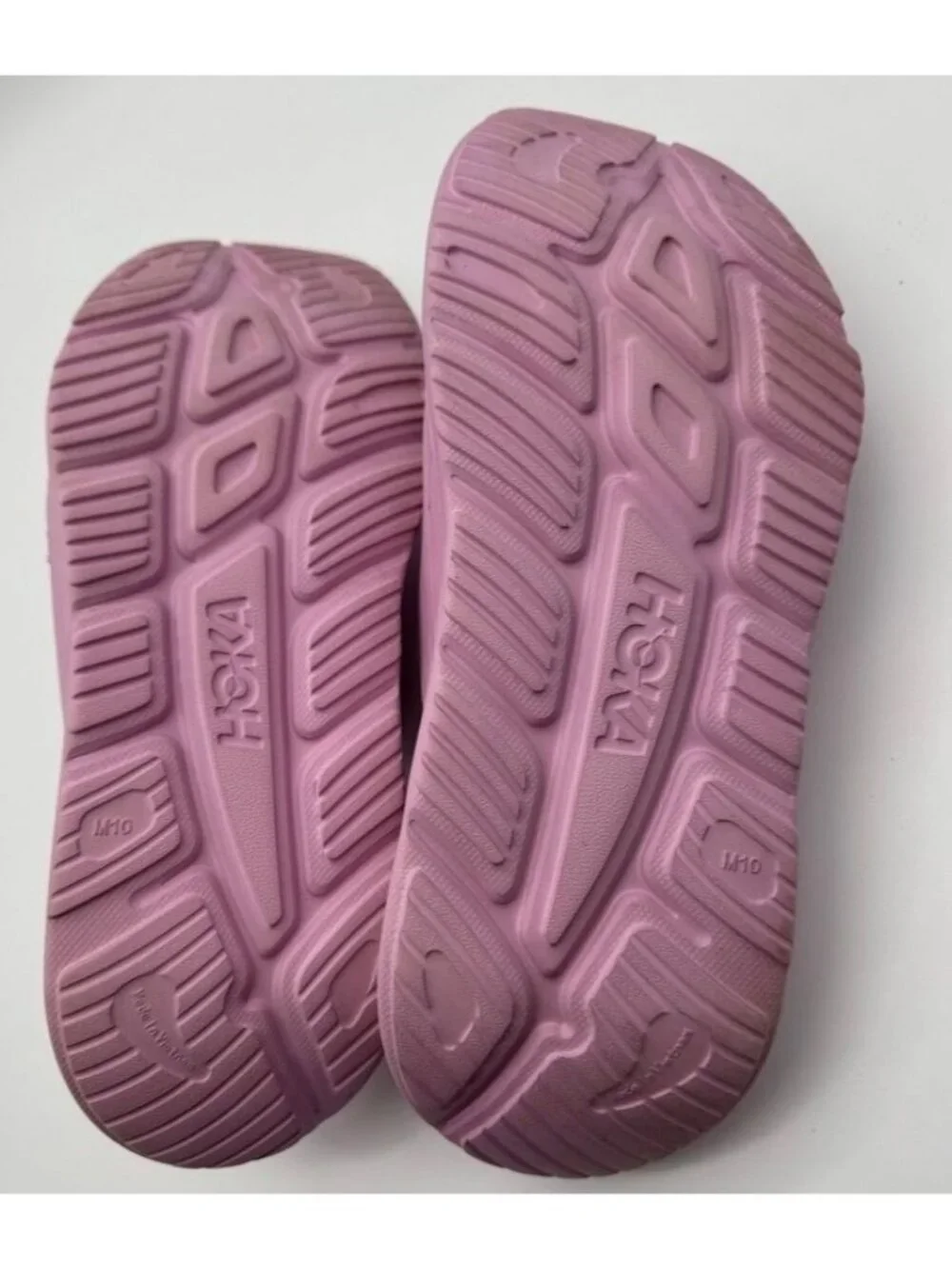 Hoka Ora Recovery Slide 3 Slip On Shoes Sandals Pink Mauve Men's 10 Women's 11.5